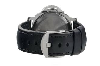 Thumbnail von Panerai Luminor Marina Edelstahl Handaufzug Herrenuhr Ref. PAM00001