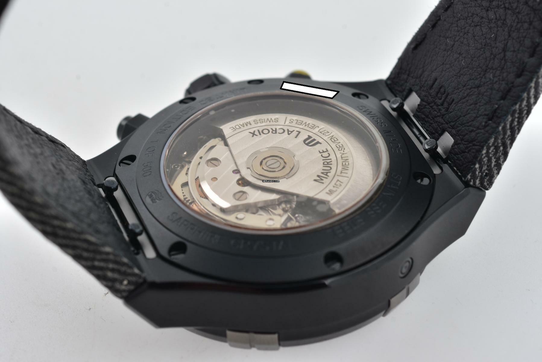 Thumbnail von Maurice Lacroix AIKON Chronograph 44mm Limited Edition Black Dial AI6018-PVB01 </h1>