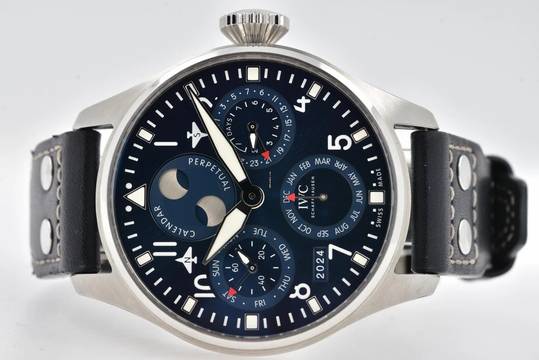  IWC Große Fliegeruhr Big Pilot Perpetual Calendar Blue Dial IW503605  
