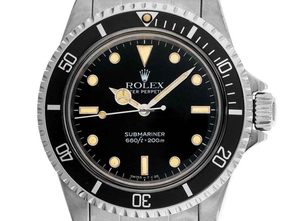  Rolex Submariner (No Date) Bubble Ref.5513 1986 Full Set sehr gut Vintage </h1> 