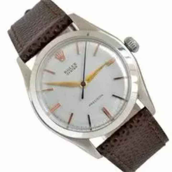  Rolex Oyster Perpetual 6082 silver dial 1950’s </h1> 