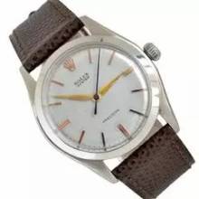 Thumbnail von Rolex Oyster Perpetual 6082 silver dial 1950’s </h1>
