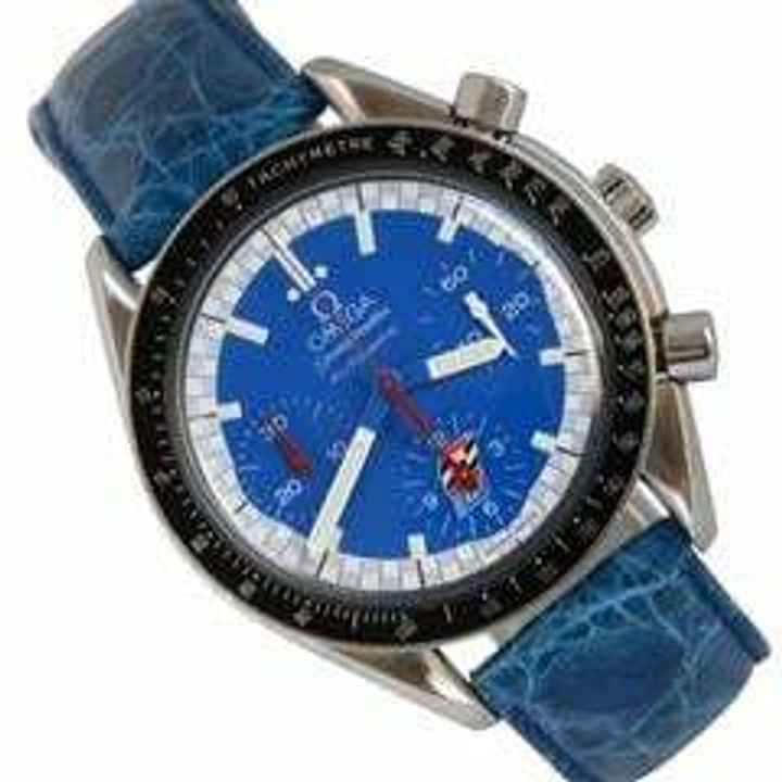  Omega Speedmaster Racing Cart chronograph blue dial 1991’s </h1> 