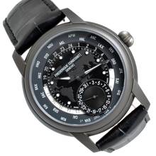 Thumbnail von Frederique Constant Manufacture Worldtimer GMT Manufacture Black PVD 42MM Full Set 2023 </h1>