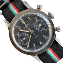 Thumbnail von Dodane Type 21 chronograph Flyback Armée de l'Air 1964's </h1>