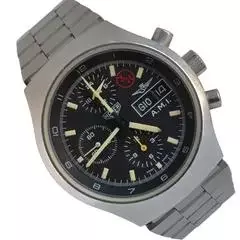  Heuer Leonidas chronograph assigned A.M.I. 3H Italian Air Military Force 1983’s </h1> 