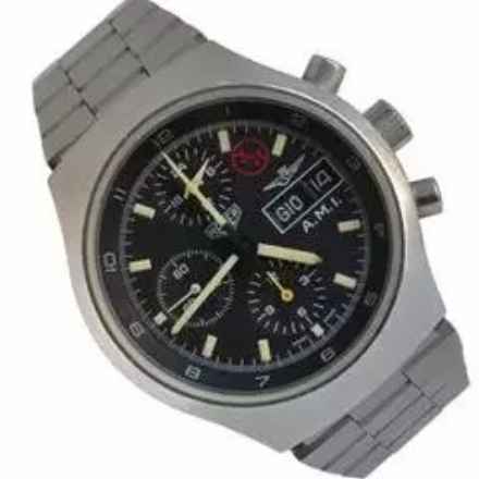  Heuer Leonidas chronograph assigned A.M.I. 3H Italian Air Military Force 1983’s </h1> 