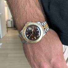 Thumbnail von Rolex GMT-Master 16753 Brown Tiger Eye Nipple dial Full Set 1986’s </h1>