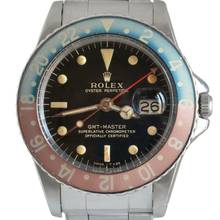 Thumbnail von Rolex GMT-Master 1675 Cornino tritium gilt dial 1964’s </h1>
