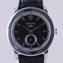 Thumbnail von Rolex Cellini Platin 950 Hand Wind black Dial Dresswatch 38mm rar </h1>