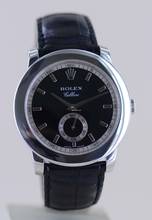 Thumbnail von Rolex Cellini Platin 950 Hand Wind black Dial Dresswatch 38mm rar </h1>