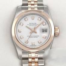 Thumbnail von Rolex Lady-Datejust 26mm 179161 Stahl Rosegold 750 Diamanten Automatik Damen Stainless Steel 18kt Rose Gold Jubilé-band Chronometer Oyster White Dial </h1>