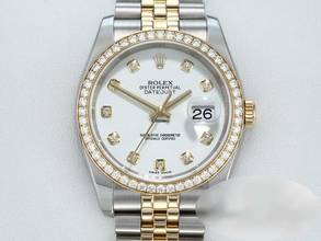 Thumbnail von Rolex Datejust 36 36mm 116243 2011 Stahl Gelbgold 750 Diamanten Automatik Stainless Steel 18kt Yellow Gold Jubilé-band Chronometer Oyster White Dial