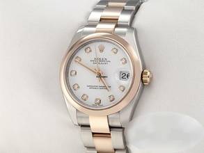 Thumbnail von Rolex Datejust 31 31mm 178241 2010 Stahl Rosegold 750 Diamanten Automatik Stainless Steel 18kt Rose Gold Oyster-band Chronometer White Dial </h1>