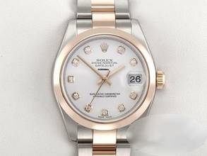 Thumbnail von Rolex Datejust 31 31mm 178241 2010 Stahl Rosegold 750 Diamanten Automatik Stainless Steel 18kt Rose Gold Oyster-band Chronometer White Dial </h1>