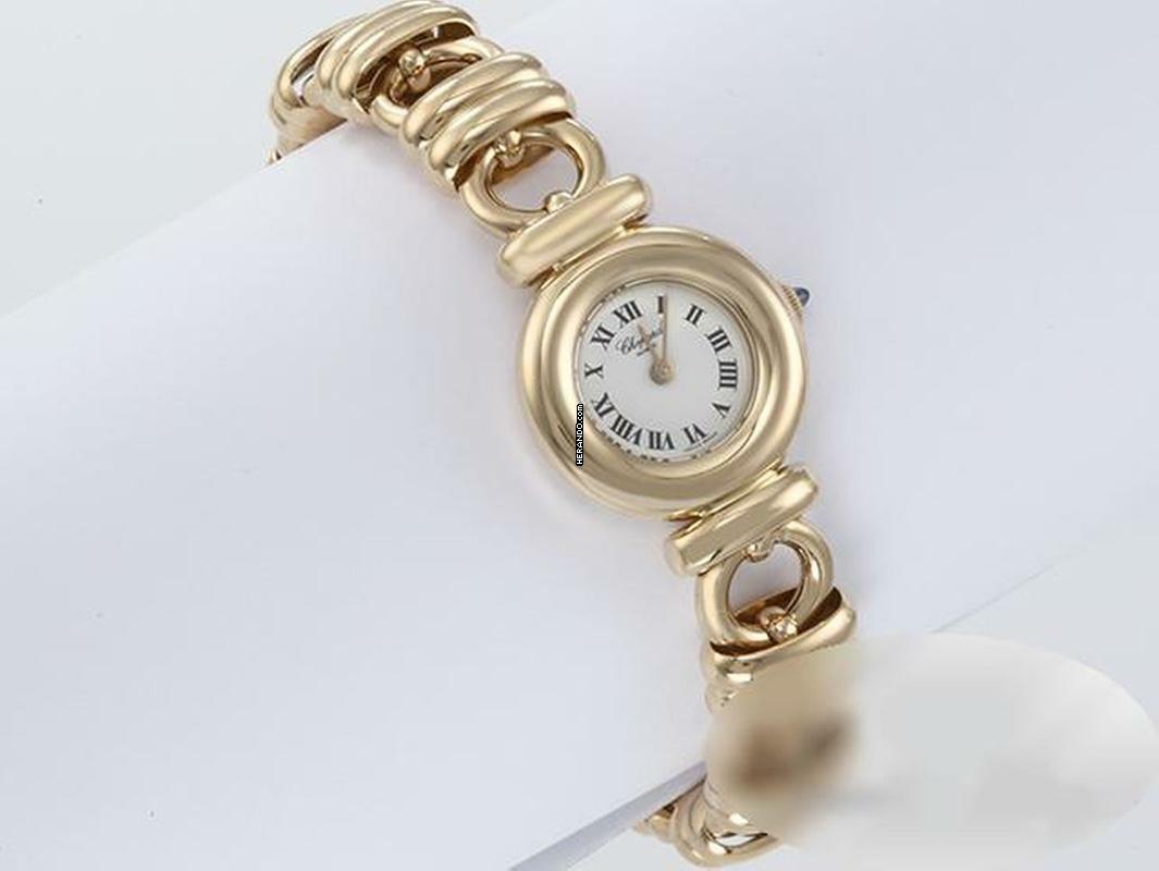  Chopard Classic Classique Femme Gelbgold 750 Damenuhr 18kt Yellow Gold White Dial </h1> 