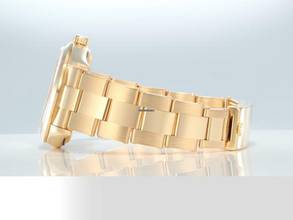 Thumbnail von Rolex Oyster Perpetual 34 34mm 14208 1999 Lc100 Gelbgold 750 Automatik 18kt Yellow Gold Oyster-band Chronometer White Dial </h1>