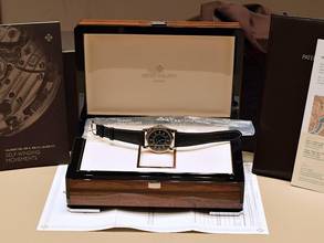 Thumbnail von Patek Philippe Calatrava 6007g-011 Black/turquoise & White Gold - New Ita 2023