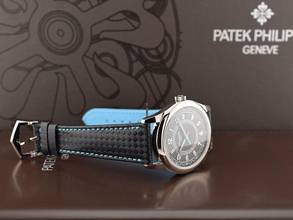 Thumbnail von Patek Philippe Calatrava 6007g-011 Black/turquoise & White Gold - New Ita 2023