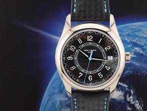 Thumbnail von Patek Philippe Calatrava 6007g-011 Black/turquoise & White Gold - New Ita 2023