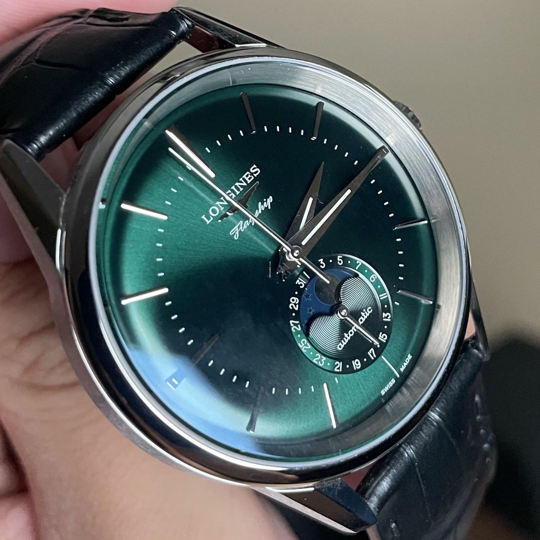  Longines Flagship Heritage MOONPHASE NEW FULL SET 