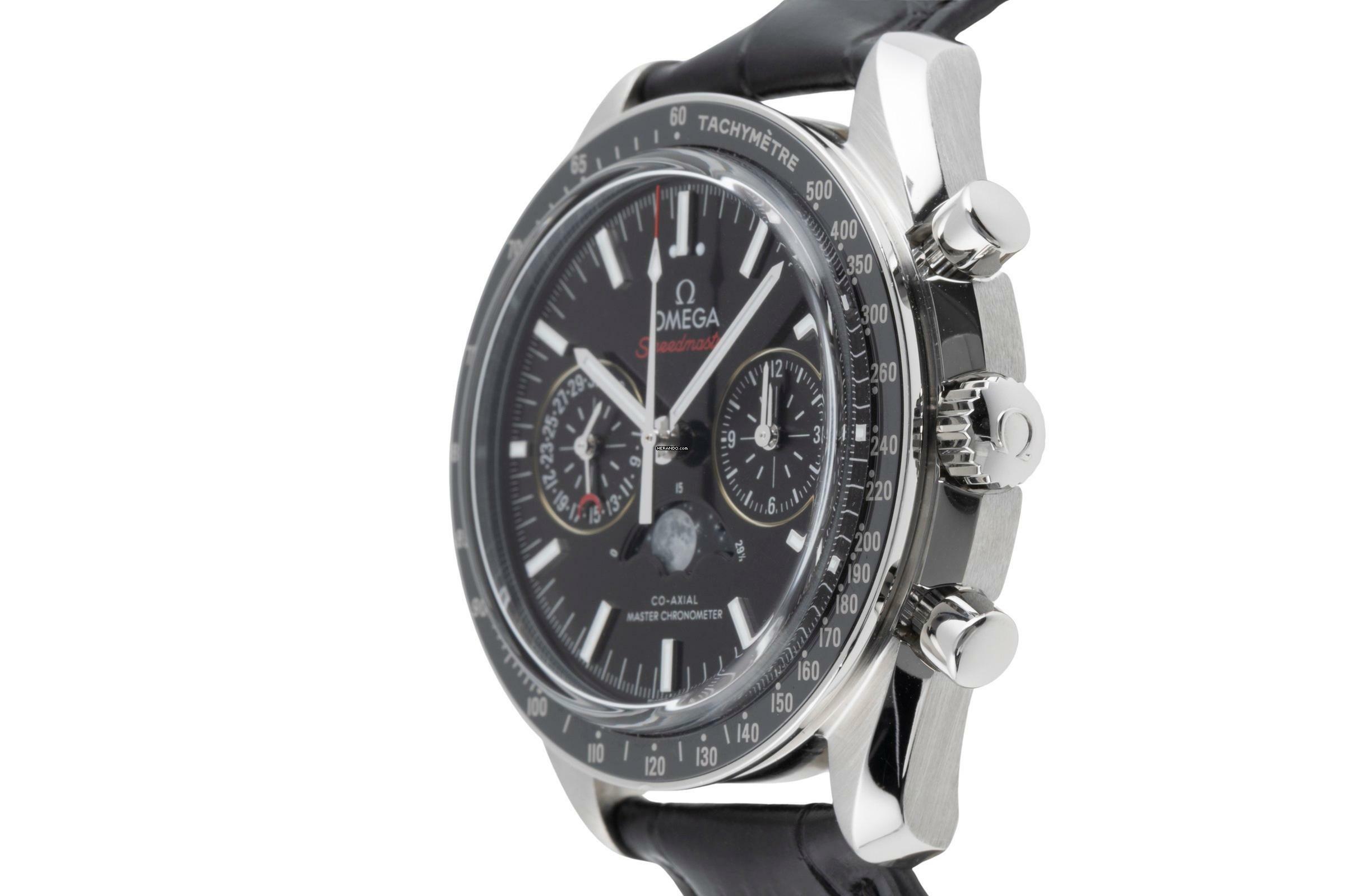 Thumbnail von Omega Speedmaster Moonphase Moonwatch Mondphase 304.33.44.52.01.001 B&P