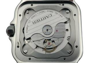 Thumbnail von Cartier Santos De Cartier Blue Stahl Automatik Herrenuhr Ref. WSSA0047 Papiere