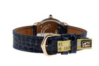 Thumbnail von Cartier Ronde Solo de Cartier Lady Ronde Solo 18K (0,750) Gold/Stahl Damenuhr Ref. W6700355