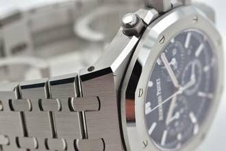 Thumbnail von Audemars Piguet Royal Oak Chronograph 38mm 50th Anniversary Blue Dial 26715ST.OO.1356ST.01