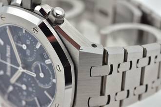 Thumbnail von Audemars Piguet Royal Oak Chronograph 38mm 50th Anniversary Blue Dial 26715ST.OO.1356ST.01