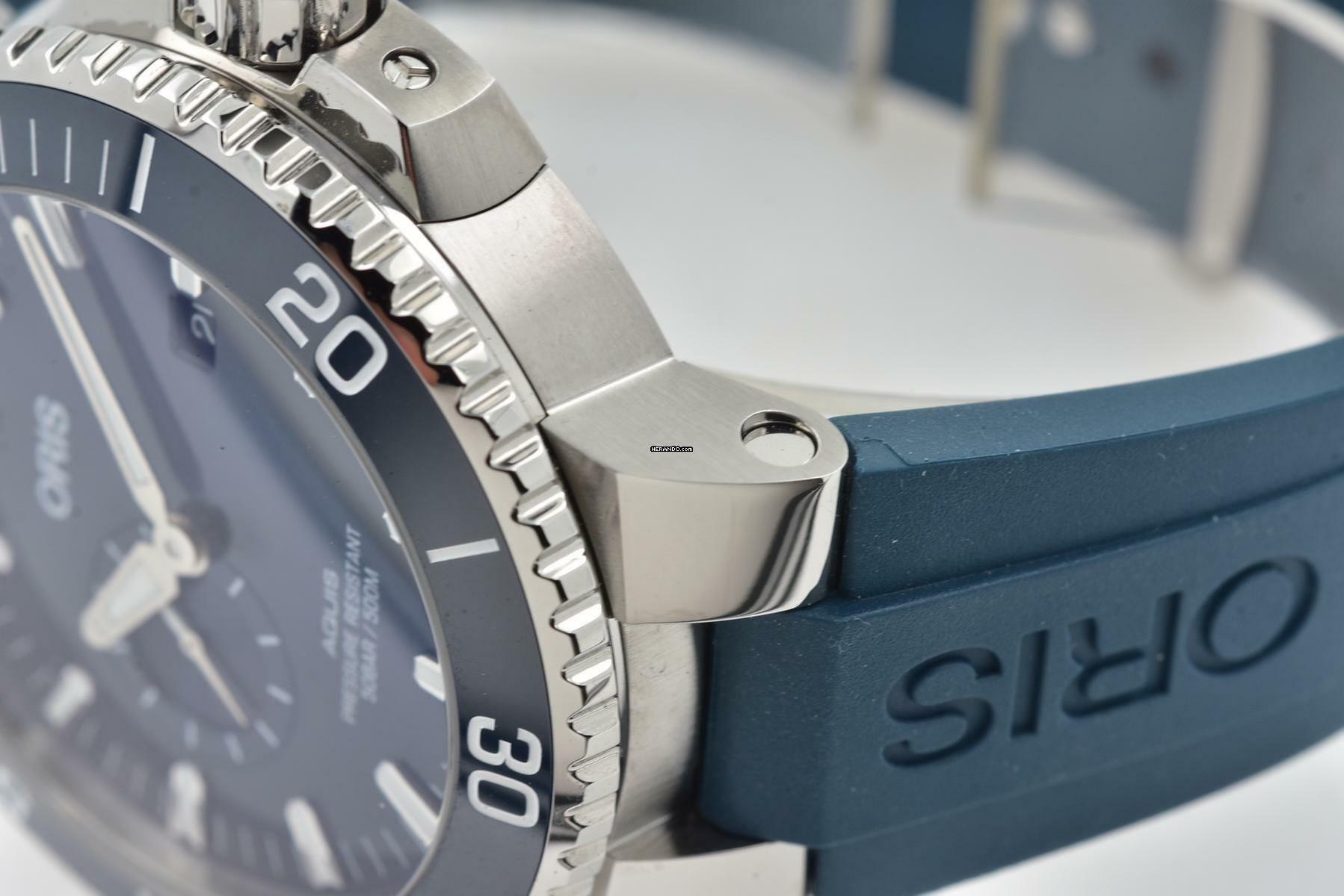 Thumbnail von Oris Aquis Small Second 01 743 7733 4155 45.5mm </h1>