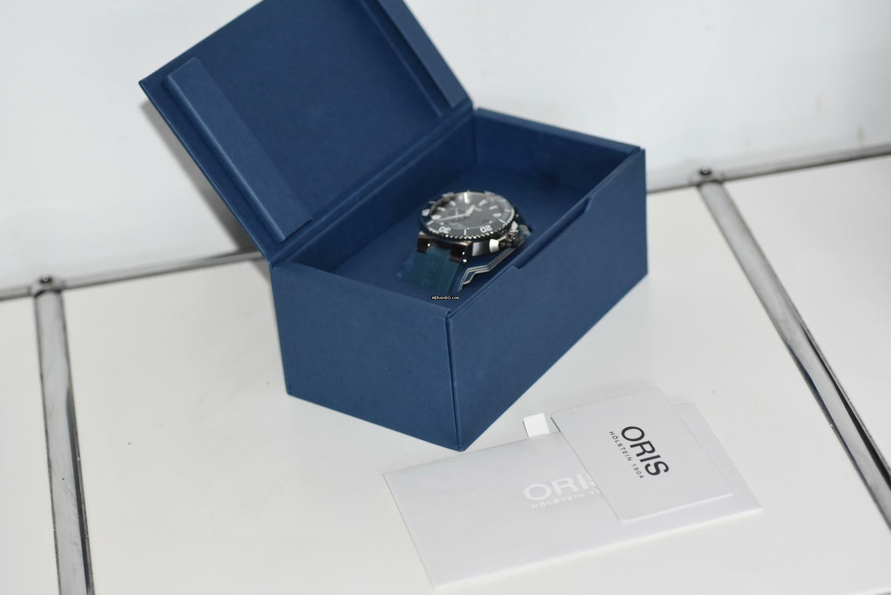 Thumbnail von Oris Aquis Small Second 01 743 7733 4155 45.5mm </h1>