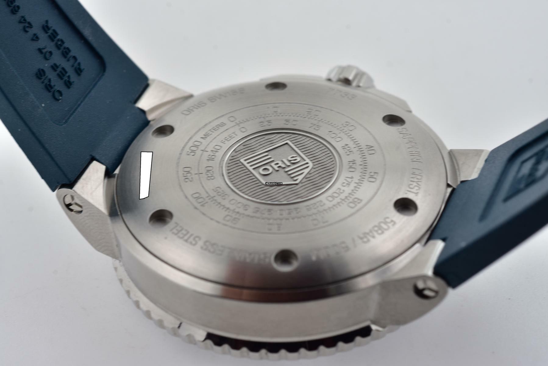 Thumbnail von Oris Aquis Small Second 01 743 7733 4155 45.5mm </h1>