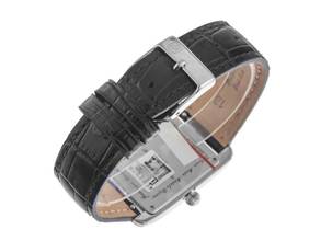 Thumbnail von Frederique Constant Classics Carree Small Seconds Diamanten Stahl Quarz Armband Krokoleder 36 x 25mm Ref.FC-235S2CD6 Box&Pap. Full Set Neu