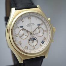 Thumbnail von Zenith El Primero Chronomaster 3019 Chronomaster Vintage Gold 18k/750 Box+Papiere Zenith Service Box/papers +Zenith SERVICED