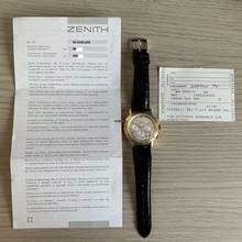 Thumbnail von Zenith El Primero chronograph Chronomaster yellow gold 18KT Full Set 1997's