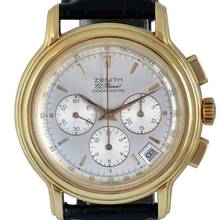 Thumbnail von Zenith El Primero chronograph Chronomaster yellow gold 18KT Full Set 1997's