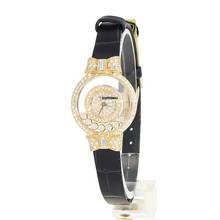 Thumbnail von Chopard Happy Diamonds Damenarmbanduhr Happy Diamonds Quarz mit Brillanten und Diamanten aus 750 Gelbgold Schliesse vergoldet Fullset