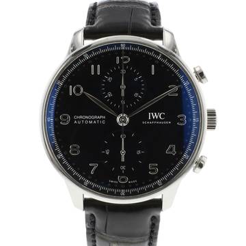  IWC Portugieser Chronograph Black Dial  