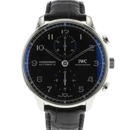  IWC Portugieser Chronograph Black Dial  