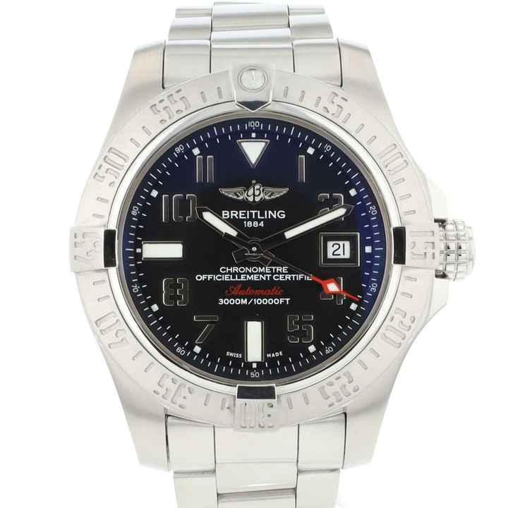  Breitling Avenger II Seawolf 45MM Black Dial </h1> 