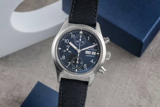  IWC Fliegeruhr Chronograph Fliegerchronograph Chronograph Stahl Automatik Herrenuhr Ref. IW370602  