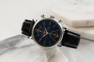 Thumbnail von IWC Portofino Chronograph Edelstahl Automatik Herrenuhr Ref. IW391404 B&P 2021