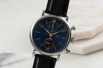 Thumbnail von IWC Portofino Chronograph Edelstahl Automatik Herrenuhr Ref. IW391404 B&P 2021