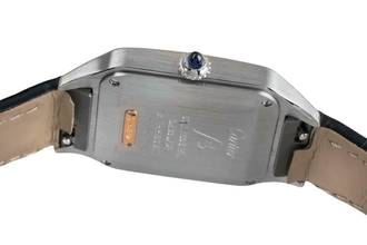 Thumbnail von Cartier Santos Dumont Stahl / Gold Quarz Damenuhr Ref. W2SA0012 B&P 2021