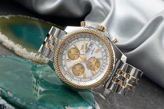 Thumbnail von Breitling Bentley GT Motors Chronograph Stahl / Gold Automatik Ref. D13362