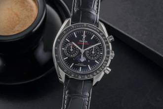 Thumbnail von Omega Speedmaster Moonphase Moonwatch Mondphase 304.33.44.52.01.001 B&P