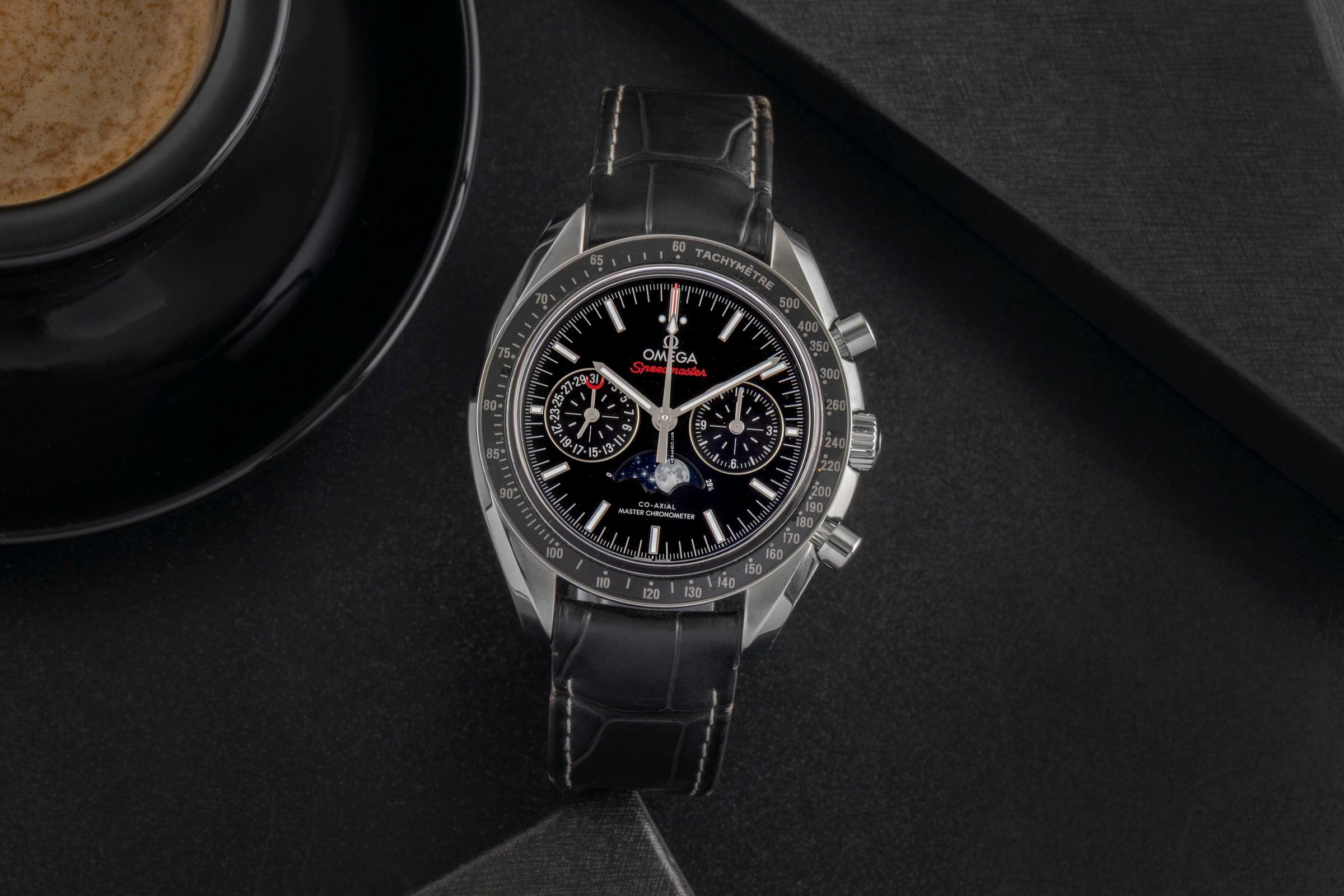Thumbnail von Omega Speedmaster Moonphase Moonwatch Mondphase 304.33.44.52.01.001 B&P