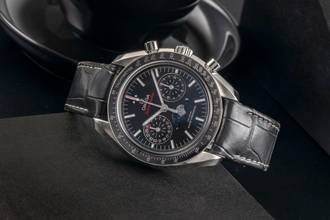 Thumbnail von Omega Speedmaster Moonphase Moonwatch Mondphase 304.33.44.52.01.001 B&P