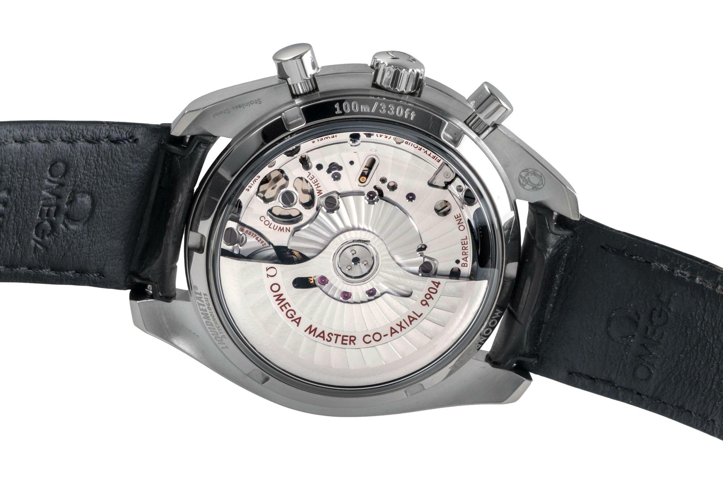 Thumbnail von Omega Speedmaster Moonphase Moonwatch Mondphase 304.33.44.52.01.001 B&P